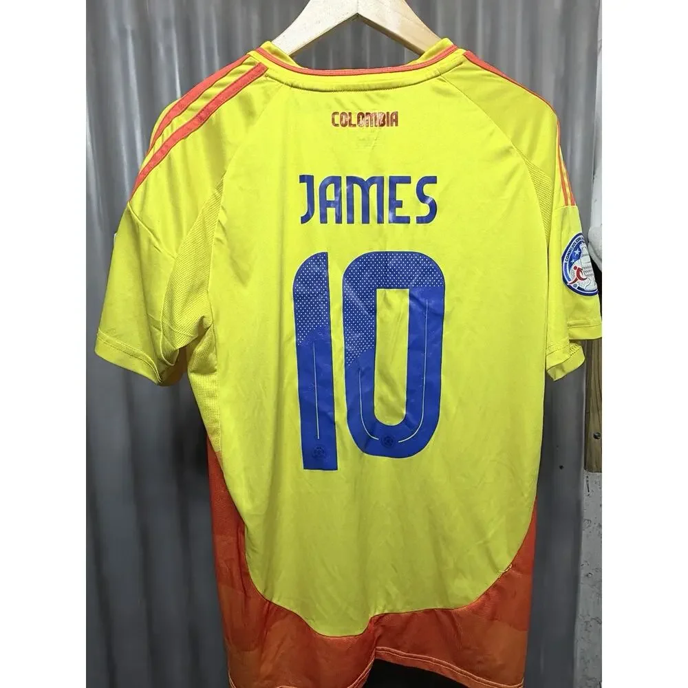 Adidas Colombia James Rodriguez 10 Copa America Jersey Mens Blokecore Sz Lg